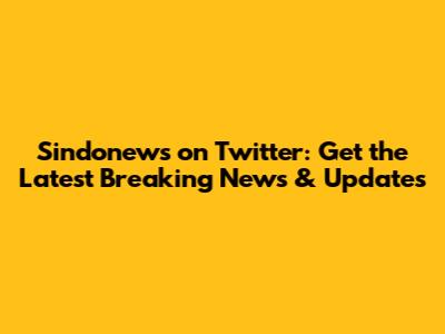 Sindonews on Twitter: Get the Latest Breaking News & Updates