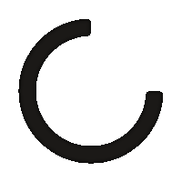 Black loading gif icon spinning